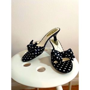 Vintage polka dot heels